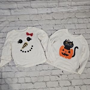 Cute Halloween And Snow Themed Long Sleeve Shirts
